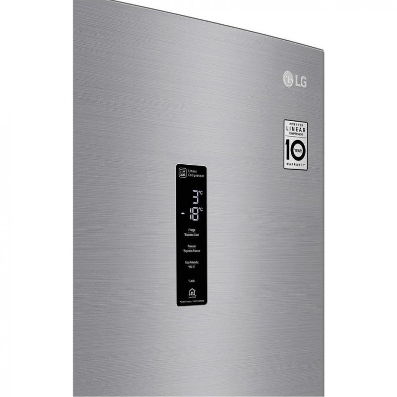 Холодильник з морозильною камерою LG DoorCooling + GW-B509SMDZ