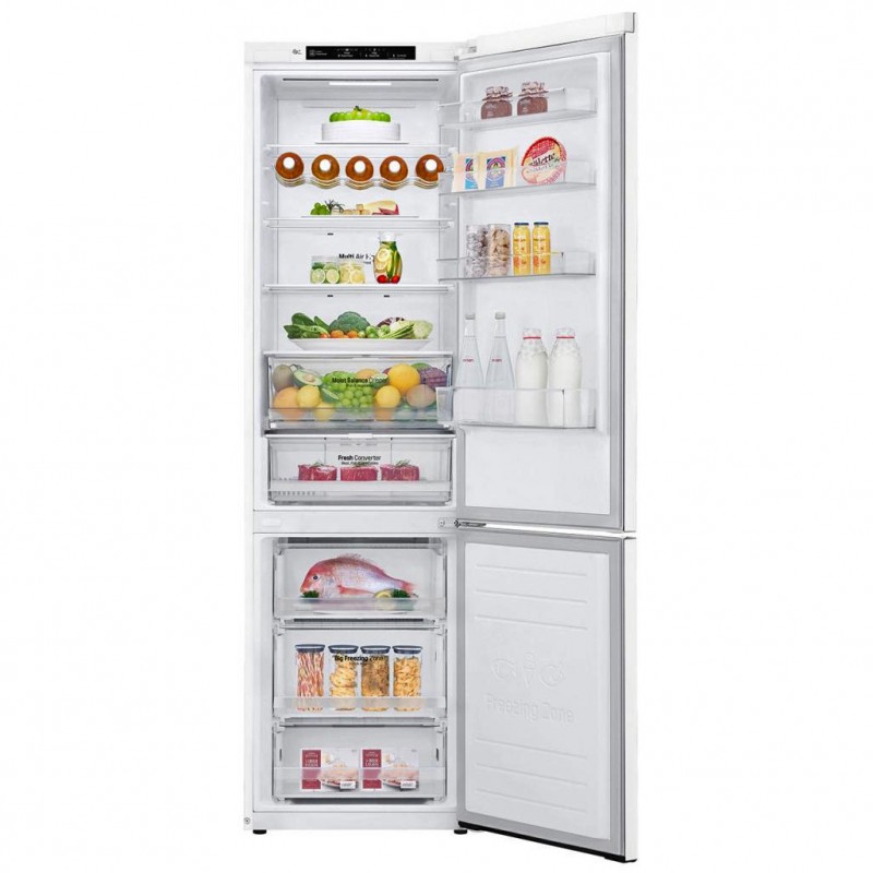 Холодильник з морозильною камерою LG GBB62SWGFN