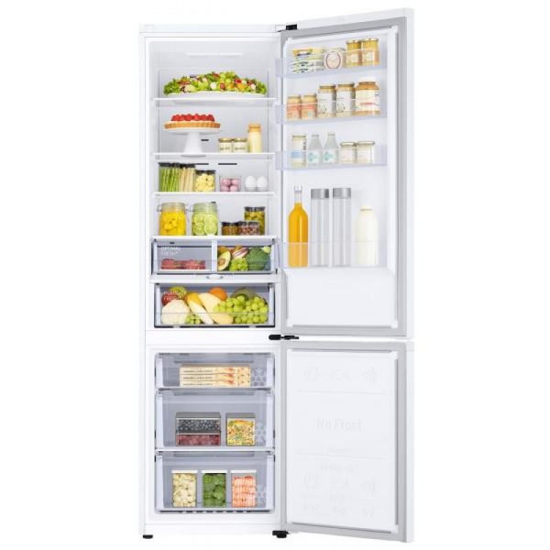 Холодильник з морозильною камерою Samsung RB38T603FWW/UA