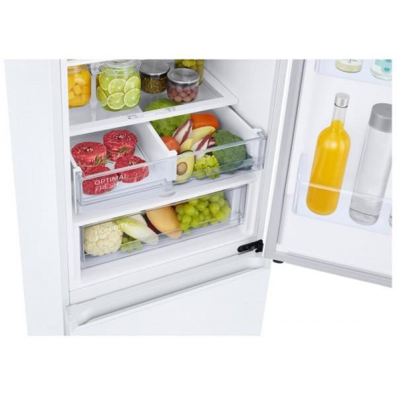 Холодильник з морозильною камерою Samsung RB38T603FWW/UA