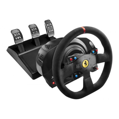 Комплект (кермо, педалі) Thrustmaster T300 Ferrari Integral RW Alcantara edition Black (4160652)