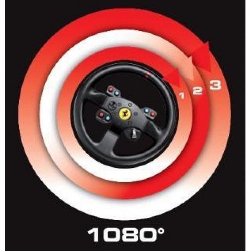 Комплект (кермо, педалі) Thrustmaster T300 Ferrari Integral RW Alcantara edition Black (4160652)