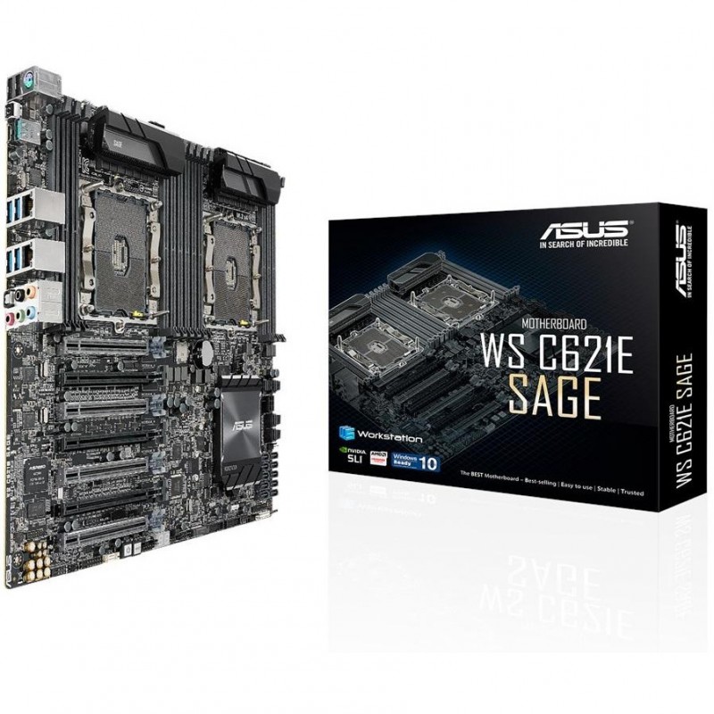 Материнська плата ASUS WS C621E SAGE Motherboard (90SW00021-M0AAY0)