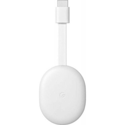 Медіаплеєр Google Chromecast 4K with Google TV Snow (GA01919)