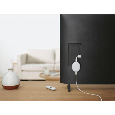 Медіаплеєр Google Chromecast 4K with Google TV Snow (GA01919)