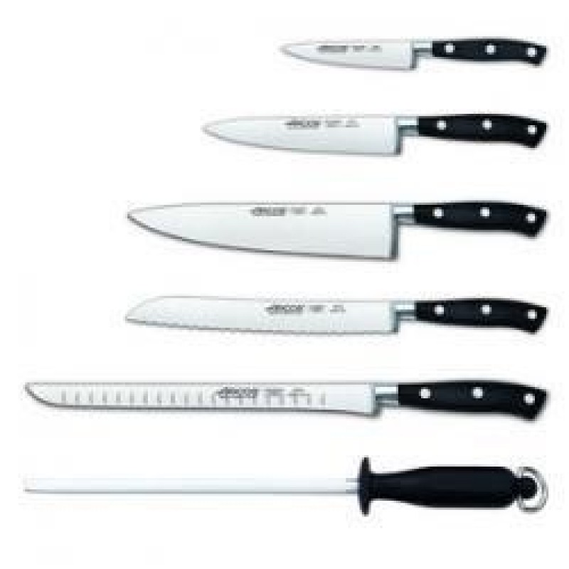 Набір ножів з 6-ти предметів з підставкою Riviera ARCOS (234200)