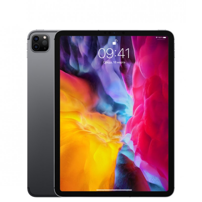 Планшет Apple iPad Pro 11 2020 Wi-Fi + Cellular 512GB Space Gray (MXEY2, MXE62)