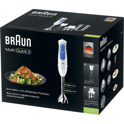 Занурювальний блендер Braun MQ 3025 WH Spaghetti