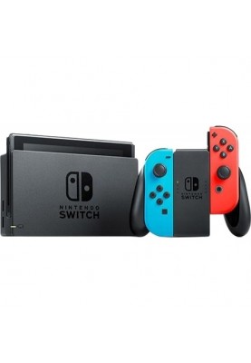 Портативна ігрова приставка NINTENDO Switch with Neon Blue and Neon Red Joy-Con