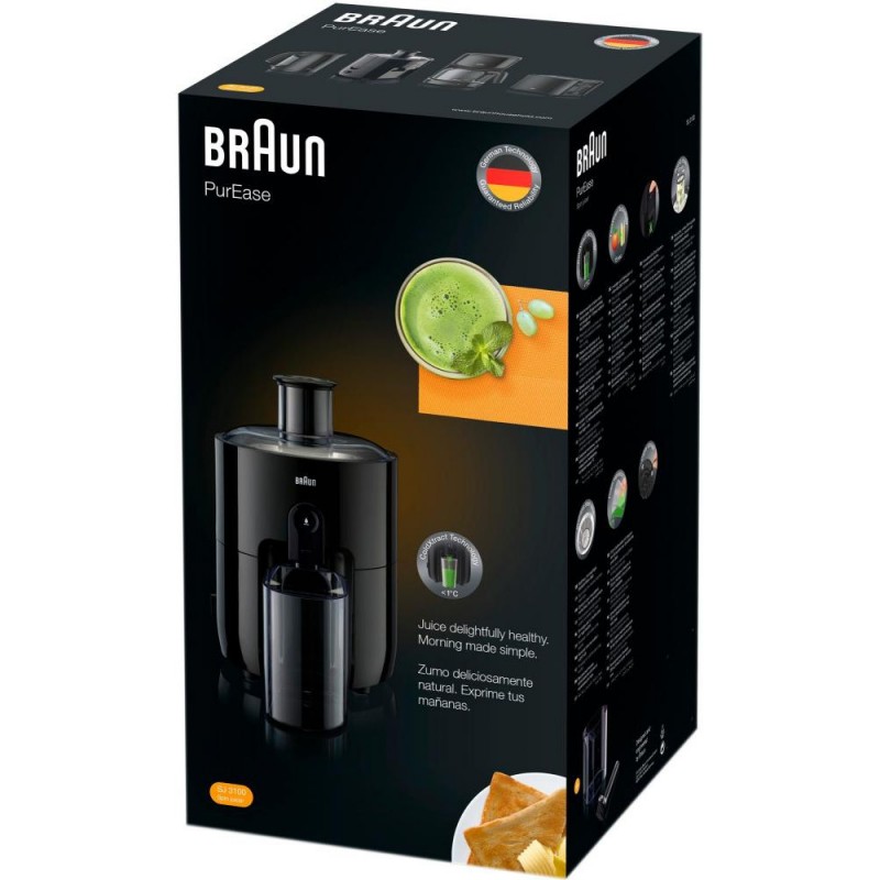 Соковижималка відцентрова Braun SJ 3100 BK