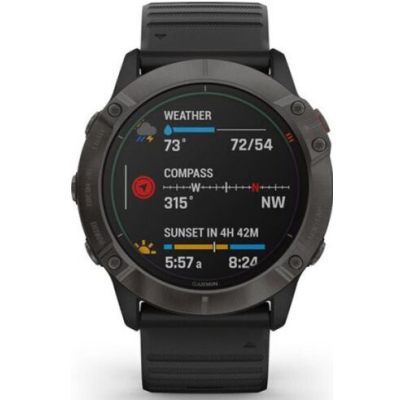 Спортивні годинник Garmin Fenix 6X Pro Solar GPS Watch (010-02157-20)