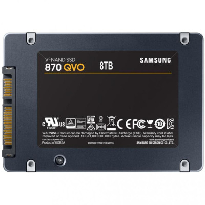 SSD накопичувач Samsung 870 QVO 8 TB (MZ-77Q8T0BW)