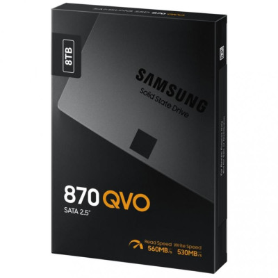 SSD накопичувач Samsung 870 QVO 8 TB (MZ-77Q8T0BW)