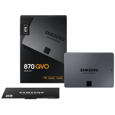 SSD накопичувач Samsung 870 QVO 8 TB (MZ-77Q8T0BW)
