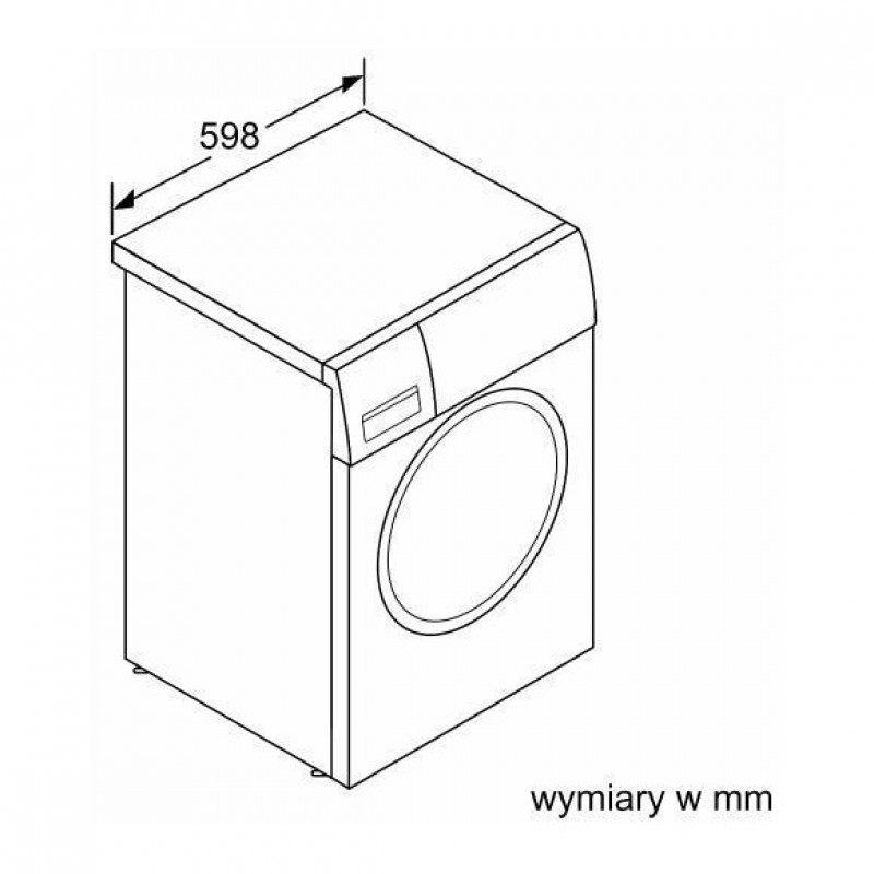 Прально-сушильна машина автоматична Bosch WNA14400EU