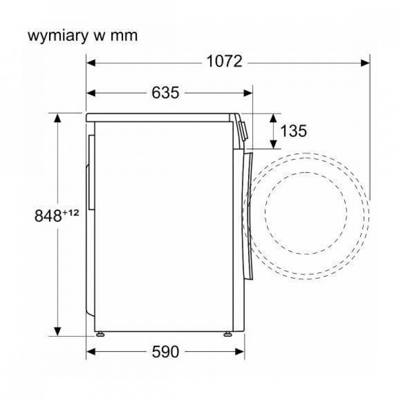 Прально-сушильна машина автоматична Bosch WNA14400EU