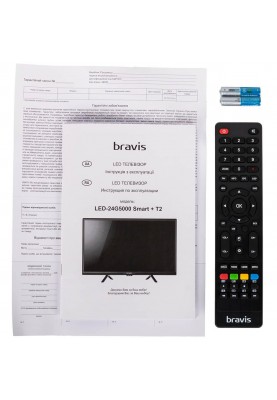 Телевізор Bravis LED-24G5000 + T2