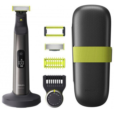 Тример для бороди і вусів + Дзеркала тіла (бодігрумер) Philips OneBlade Pro QP6650/61