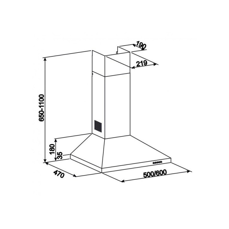 Витяжка купольна Eleyus Kleo 700 60 WH