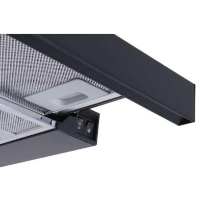 Вытяжка телескопическая Ventolux GARDA 60 BK (700) SLIM