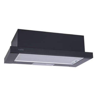 Вытяжка телескопическая Ventolux GARDA 60 BK (700) SLIM