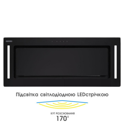 Вытяжка встраиваемая Eleyus GEMINI 1200 LED SMD 70 BL