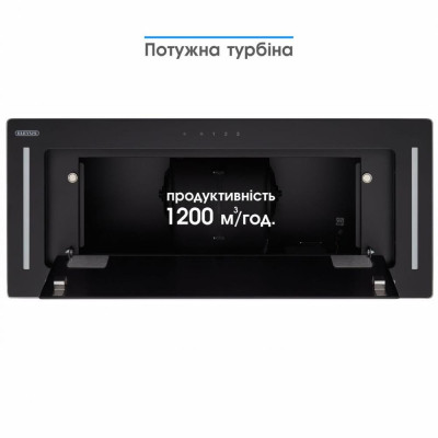 Вытяжка встраиваемая Eleyus GEMINI 1200 LED SMD 70 BL