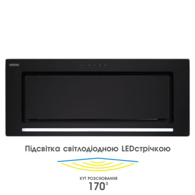 Вытяжка встраиваемая Eleyus INTEGRA 1200 LED SMD 70 BL