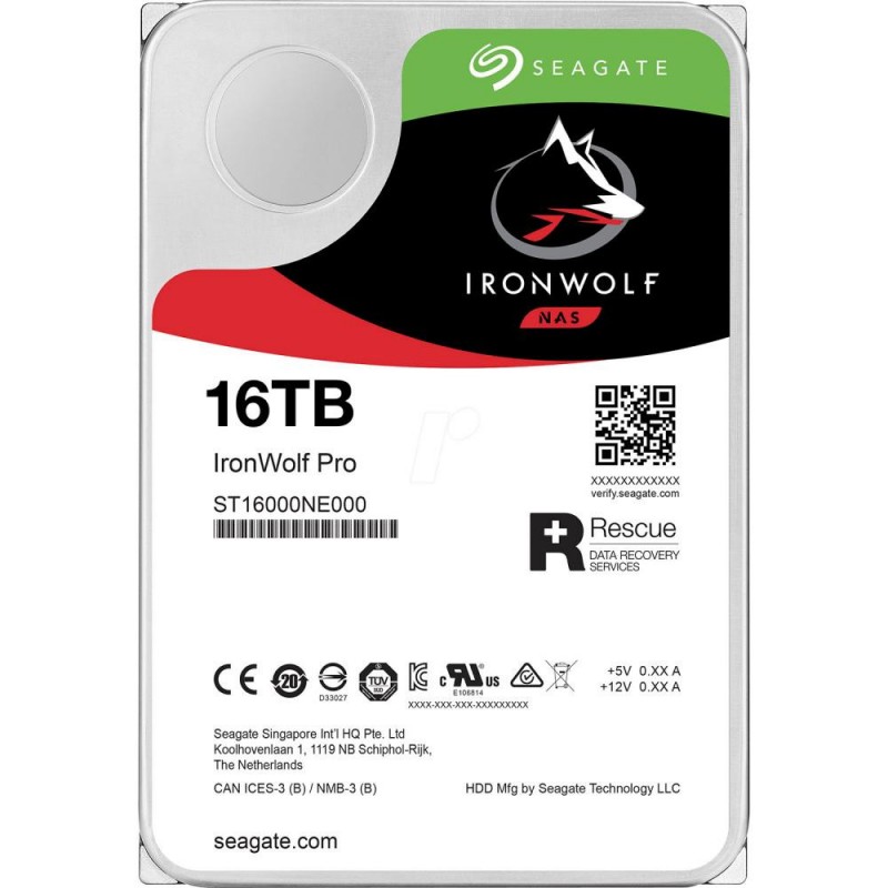 Жорсткий диск Seagate IronWolf Pro 16 TB (ST16000NE000)
