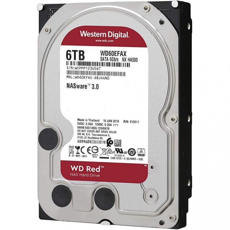 Жорсткий диск WD Red 6 TB (WD60EFAX)