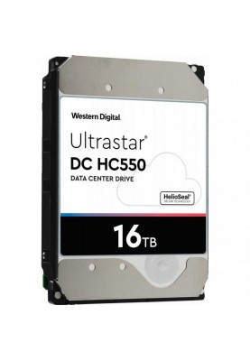 Жорсткий диск WD Ultrastar DC HC550 16 TB (WUH721816ALE6L4/0F38462)