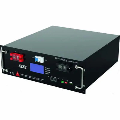 Акумулятор для ДБЖ 2E LFP48100 48V/100Ah 19" LCD 16S (2E-LFP48100-LCD)