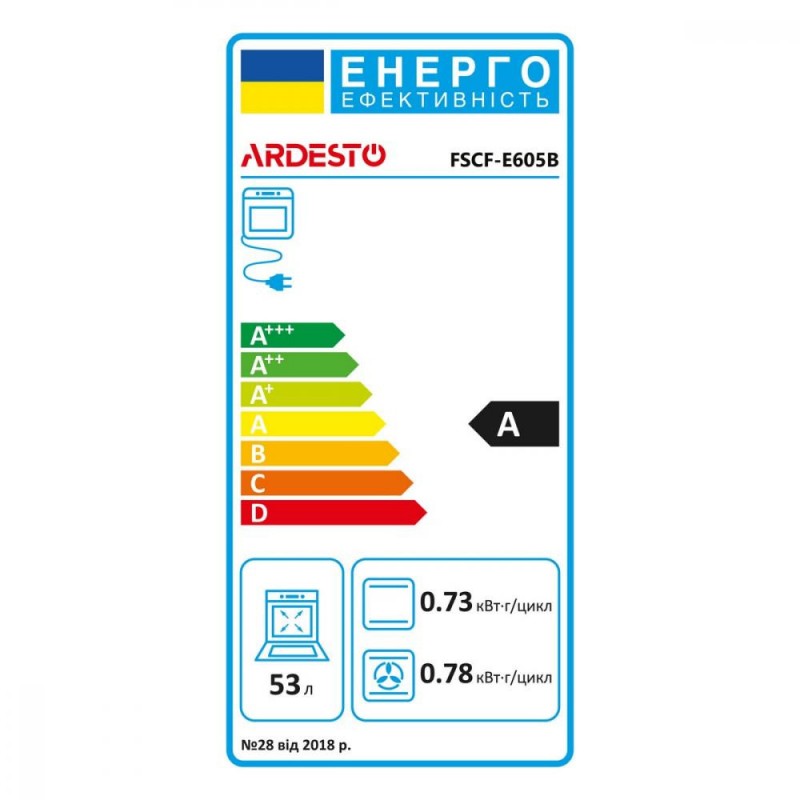 Електрична плита Ardesto FSCF-E605B