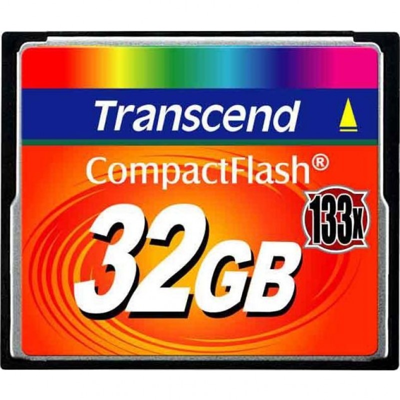 Карта пам'яті Transcend 32 GB 133X CompactFlash Card TS32GCF133