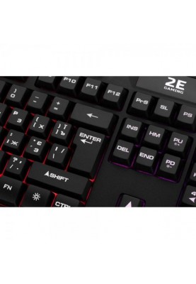 Клавіатура 2E Gaming KG340 LED USB Black (2E-KG340UBK)