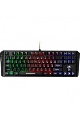 Клавіатура 2E Gaming KG355 LED 87key USB Black (2E-KG355UBK)