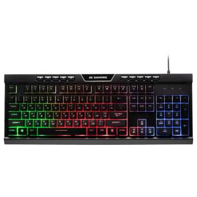 Клавіатура 2E KG300 LED USB Black (2E-KG300UB)