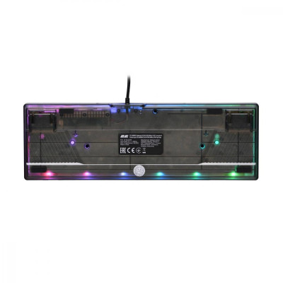 Клавіатура 2E KG345 RGB 68key USB Transparent (2E-KG345TR)