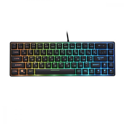 Клавіатура 2E KG345 RGB 68key USB Transparent (2E-KG345TR)