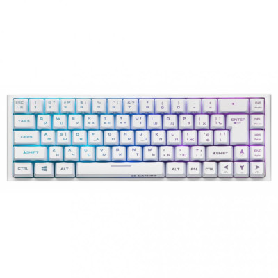 Клавіатура 2E KG360 RGB Wireless White (2E-KG360UWT)