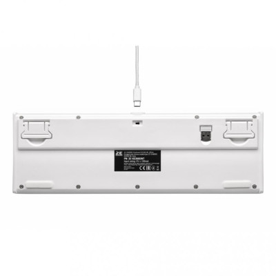 Клавіатура 2E KG360 RGB Wireless White (2E-KG360UWT)