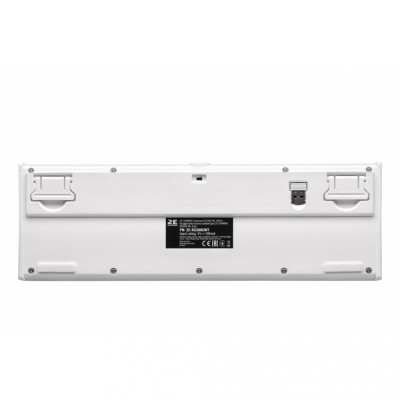 Клавіатура 2E KG360 RGB Wireless White (2E-KG360UWT)