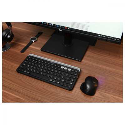 Клавіатура 2E KS250 WL BT Black (2E-KS250WBK)