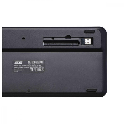Клавіатура 2E KS250 WL BT Black (2E-KS250WBK)