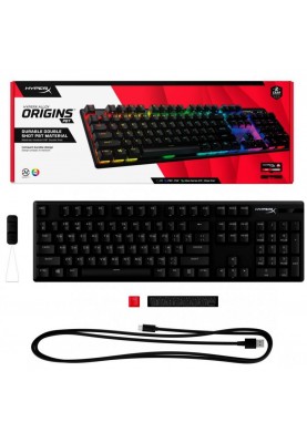 Клавіатура HyperX Alloy Origins PBT RGB Mechnical Red (639N3AA)