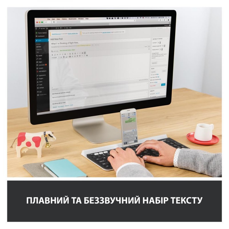 Клавіатура Logitech K780 Multi-Device (920-008043, 920-008042)