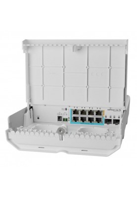 Комутатор некерований Mikrotik netPower Lite 7R CSS610-1Gi-7R-2S+OUT