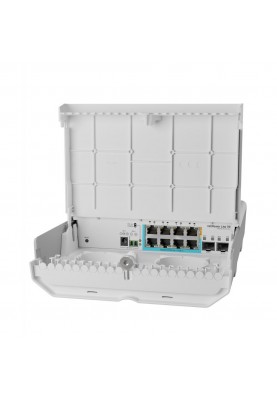 Комутатор некерований Mikrotik netPower Lite 7R CSS610-1Gi-7R-2S+OUT