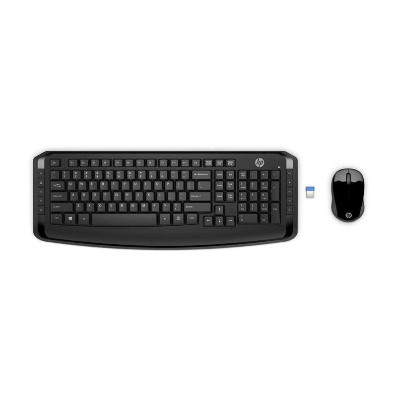 Комплект (клавіатура + миша) HP Keyboard & Mouse 300 Black (3ML04AA)