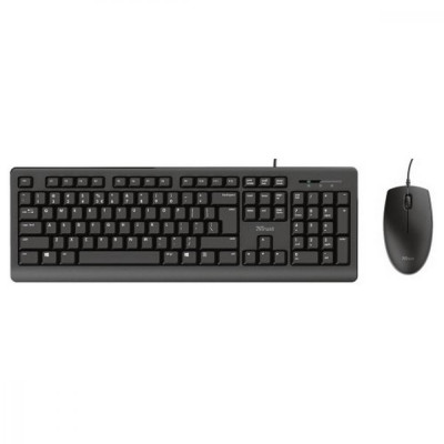 Комплект (клавіатура + миша) Trust Primo USB UA Black (24521)